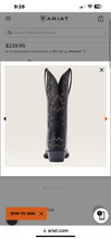 Load image into Gallery viewer, ARIAT WMNS JENNINGS STRETCH FIT WESTERN  BOOT BLACK DEERTAN