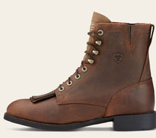 Load image into Gallery viewer, ARIAT WMNS HERITAGE LACER 2 WESTERN BOOT DISTRESSED BROWN