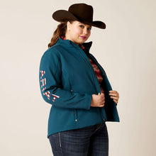 Load image into Gallery viewer, Ariat Women&#39;s New Team Patriot Softshell Jacket Reflecting Pond