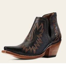 Load image into Gallery viewer, ARIAT WMNS DIXON HIGH HEELED WESTERN  SHOE BROOKLYN BLACK