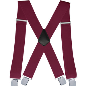 ADJUSTABLE 5CM ELASTIC X-SHAPED SUSPENDER CLIP_CWMM1109: RED2 / (OS) 2