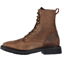 Load image into Gallery viewer, Ariat Mens Cascade Alamo 8 Inch Lace Up Square Toe Soft Toe Work Boot