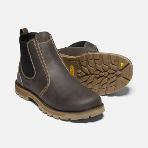 Keen Utility Mens Seattle Romeo Soft Toe Pull On Work Boot