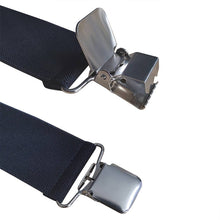 Load image into Gallery viewer, ADJUSTABLE 5CM ELASTIC X-SHAPED SUSPENDER CLIP_CWMM1109: BLACK1 / (OS) 2