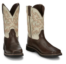 Load image into Gallery viewer, Justin Driller Pull On Safety Toe Work Boot.