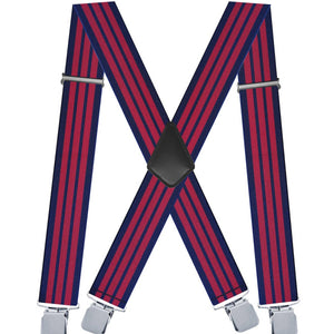 ADJUSTABLE 5CM ELASTIC X-SHAPED SUSPENDER CLIP_CWMM1109: BLACK1 / (OS) 2