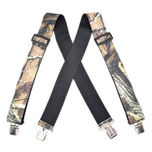 Load image into Gallery viewer, ADJUSTABLE 5CM ELASTIC X-SHAPED SUSPENDER CLIP_CWMM1109: BLACK1 / (OS) 2