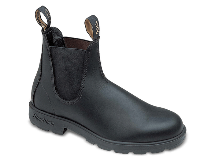 Blundstone Mens Classic Pull On Chelsea Boot Black Oiled Leather