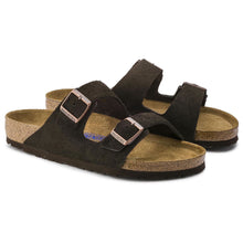 Load image into Gallery viewer, Birkenstock Arizona Soft Footbed  Sandal Mocha Suede Leather
