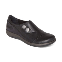 Load image into Gallery viewer, Aetrex Karina Womens Monk Strap Casual Shoe Black