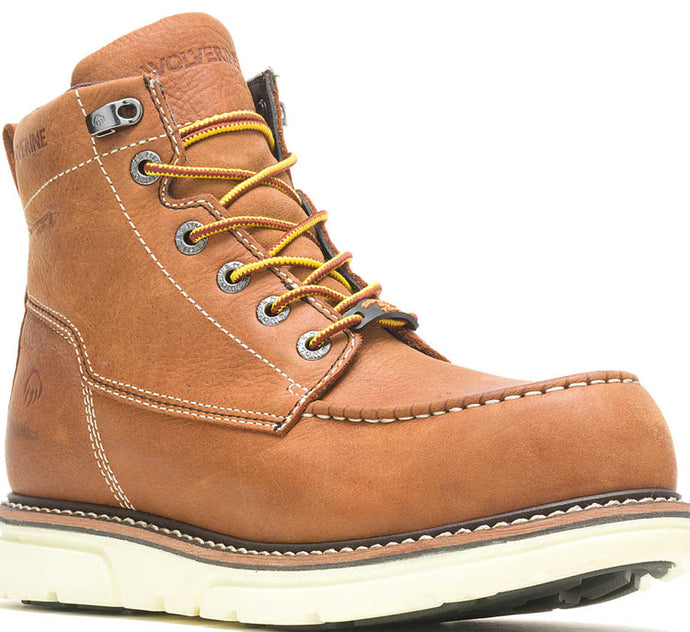 Wolverine Mens I-90 Durashocks Safety Toe CarbonMax 6 Inch Work Boot