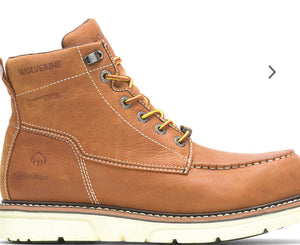 Wolverine Mens I-90 Durashocks Safety Toe CarbonMax 6 Inch Work Boot
