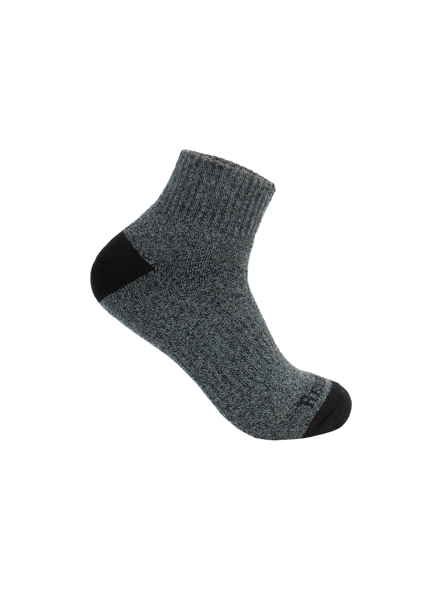 Redback Men’s Bamboo Quarter Sock Charcoal
