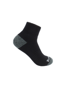 Redback Men’s Bamboo Quarter Sock Black