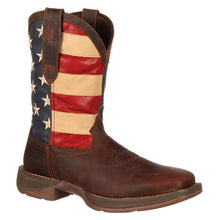 Load image into Gallery viewer, Durango Men’s Rebel Flag 12 Inch Pull On Soft Toe Work Boot