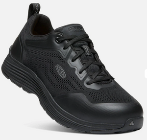 Keen Utility Mens Sparta Ii Steel Toe Work Shoe Black
