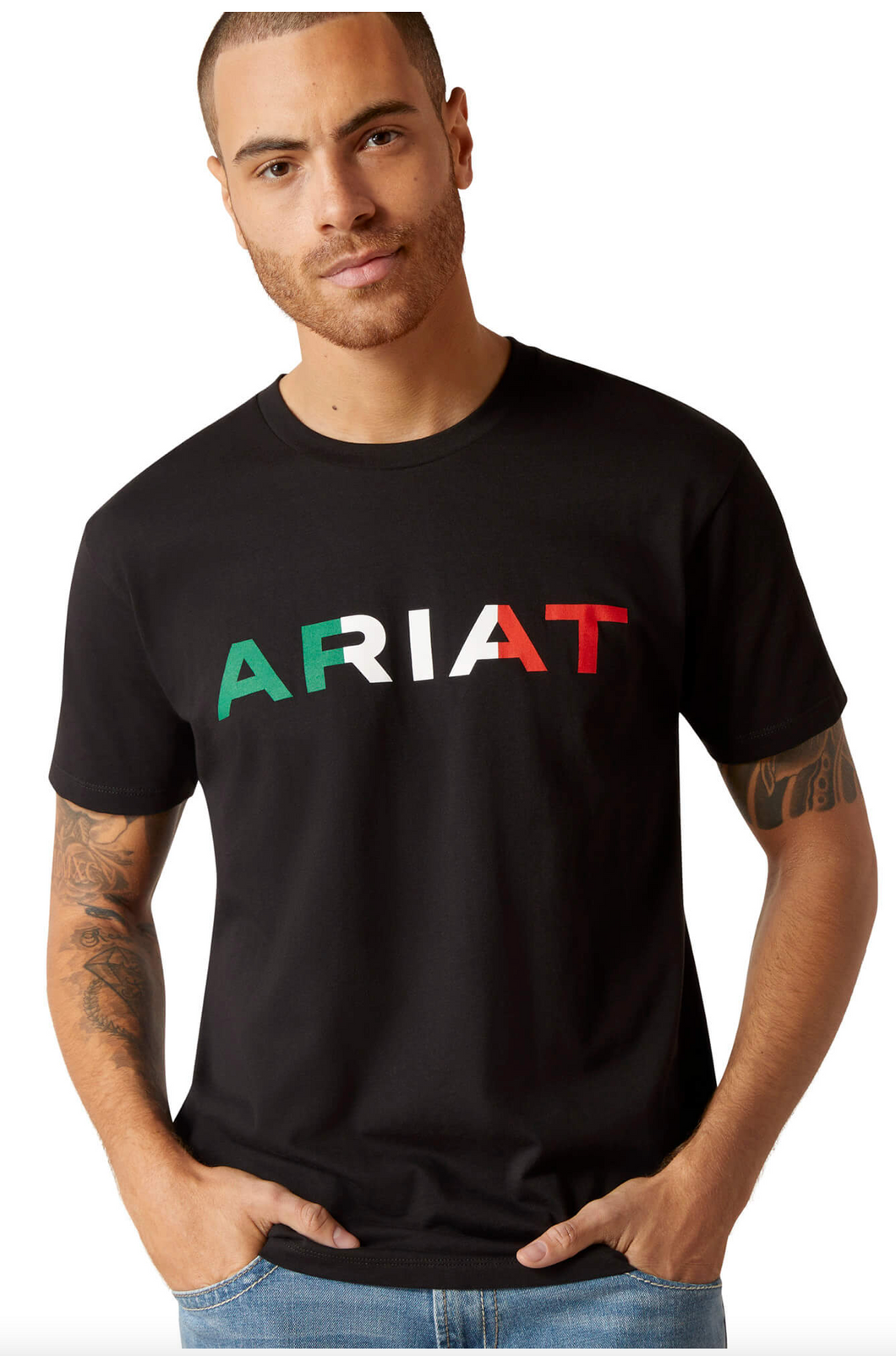 Ariat  Mens Viva Mexico T-Shirt Black