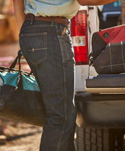 Load image into Gallery viewer, ARIAT MNS REBAR M5 STRAIGHT DURASTRETCH EDGE STACKABLE STRAIGHT LEG JEAN INDIGO