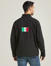 Load image into Gallery viewer, Ariat Mens New Team Softshell Mexico Jacket Black