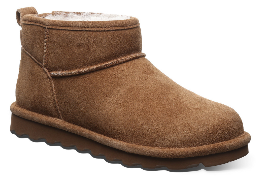 Bearpaw Womens Shorty Sheepskin Boot Hickory