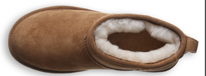 Bearpaw Womens Shorty Sheepskin Boot Hickory