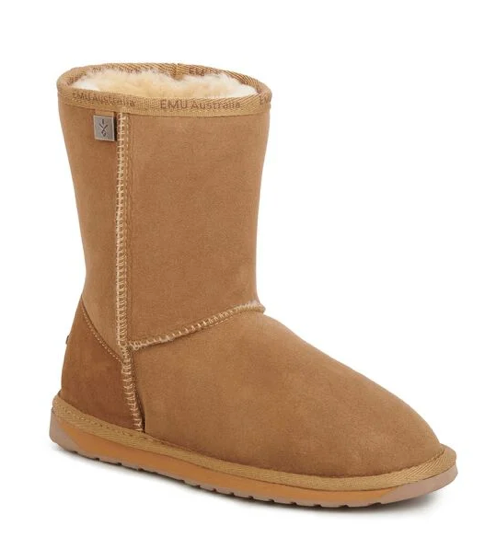 Emu Australia Womens Platinum Stinger Slim Low Sheepskin Boot Chestnut