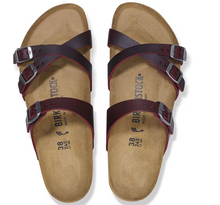 Load image into Gallery viewer, Birkenstock Womens Franca Oiled Leather Zinfandel