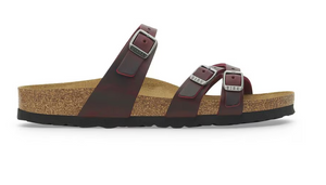 Birkenstock Womens Franca Oiled Leather Zinfandel