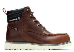 Wolverine Mens Trade Wedge Soft Toe 6 Inch Wedge Work Boot