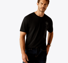 Load image into Gallery viewer, Ariat Mens Vertical Logo Short Sleeve T Shirt