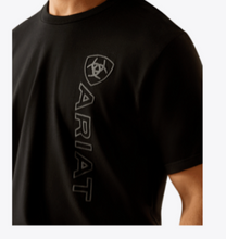 Load image into Gallery viewer, Ariat Mens Vertical Logo Short Sleeve T Shirt
