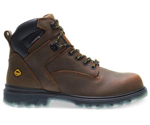Wolverine Mens I-90 Epx Carbonmax 6 Inch Lace Up Work Boot Brown