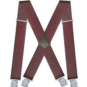ADJUSTABLE 5CM ELASTIC X-SHAPED SUSPENDER CLIP_CWMM1109: BLACK1 / (OS) 2