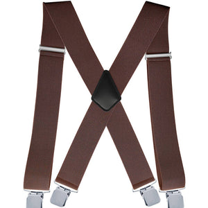 ADJUSTABLE 5CM ELASTIC X-SHAPED SUSPENDER CLIP_CWMM1109: BLACK1 / (OS) 2