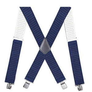 ADJUSTABLE 5CM ELASTIC X-SHAPED SUSPENDER CLIP_CWMM1109: BLACK1 / (OS) 2