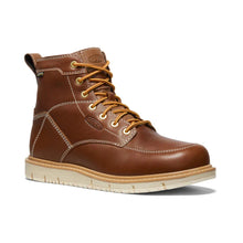 Load image into Gallery viewer, Keen  Mens San Jose Wedge 6 Inch Soft Toe Work Boot Tortoise Shell/Star White