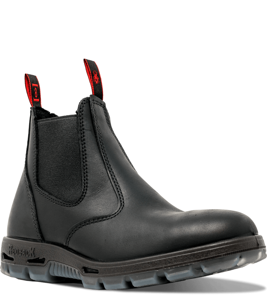 Redback Mens Easy Escape Inch Soft Toe Work Boot Black