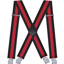 Load image into Gallery viewer, ADJUSTABLE 5CM ELASTIC X-SHAPED SUSPENDER CLIP_CWMM1109: BLACK1 / (OS) 2