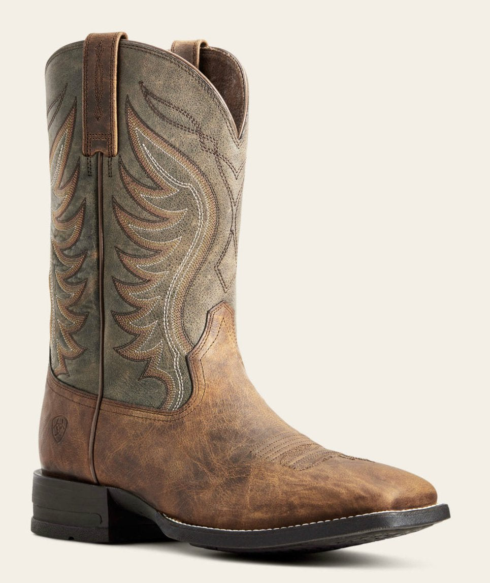Ariat Mens Amos Western Boot Sorrel Crunch