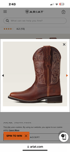 ARIAT WMNS DELILAH STRETCHFIT  WESTERN BOOT