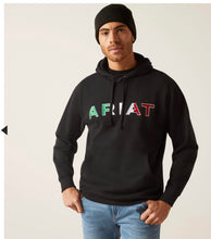 Load image into Gallery viewer, ARIAT MNS MEXICO HOODIE BLACK