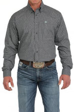 Load image into Gallery viewer, Cinch Men&#39;s Geometric Print Button Down Western Shirt - Grey