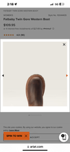 Load image into Gallery viewer, Ariat Womens Fatbaby Twin Gore Pull On Western Boot