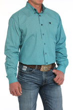 Load image into Gallery viewer, Cinch Men&#39;s Medallion Print Button Down Western Shirt - Turquoise