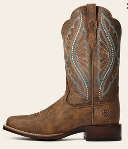 ARIAT WMNS PRIMETIME WESTERN  BOOT TACK ROOM BROWN