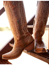 Load image into Gallery viewer, ARIAT WMNS CASANOVA TALL WESTERN  BOOT SHADES OF GRAIN