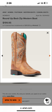 Load image into Gallery viewer, ARIAT WMNS ROUNDUP BACK ZIP  WESTERN BOOT