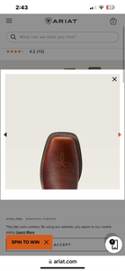 Ariat Womens Delilah Stretchfit  Western Boot