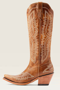 ARIAT WMNS CASANOVA TALL WESTERN  BOOT SHADES OF GRAIN