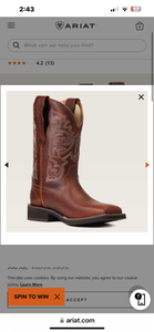 ARIAT WMNS DELILAH STRETCHFIT  WESTERN BOOT